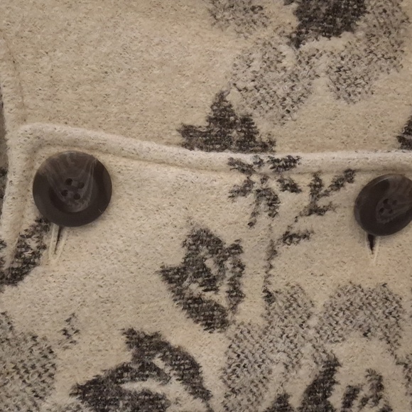 Lucy & Laurel Anthropology woolblend dress coat size L - Picture 9 of 9